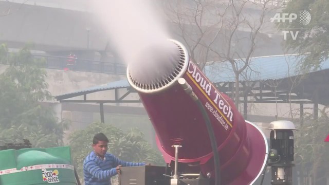 Đây là khẩu thần công giúp làm sạch bầu không khí ô nhiễm tại New Delhi, Ấn Độ, có thể phun 100 lít nước/phút - Ảnh 5.