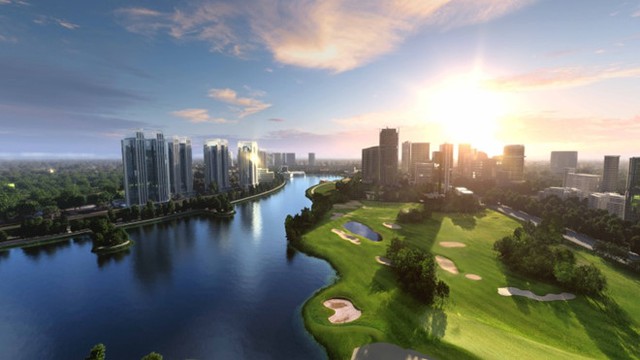 Trên thế giới, sân golf chỉ được xây dựng ở những nơi xa khu dân cư, đất không canh tác được hoặc hiệu quả không cao (Ảnh minh họa/Internet)