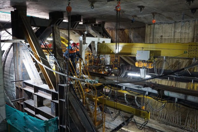 Thận trọng đào đường hầm thứ 2 tuyến metro Bến Thành - Suối Tiên - Ảnh 3.
