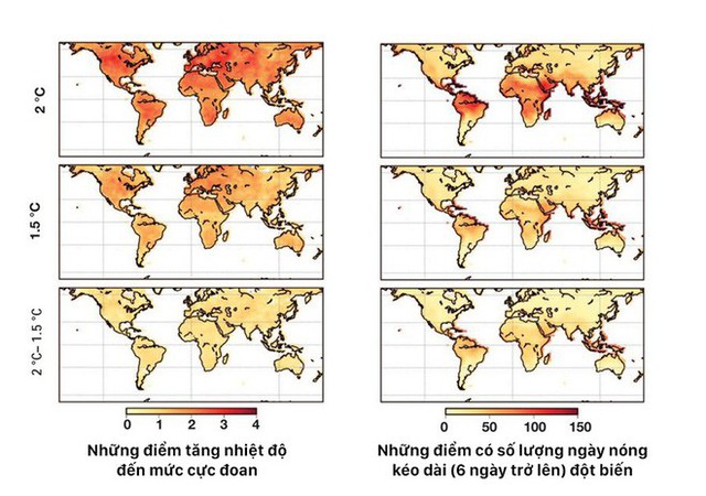 Trái Đất mà nóng lên 2 độ C sẽ để lại hậu quả tệ hơn việc nóng lên chỉ 1,5 độ C rất nhiều, tại sao vậy? - Ảnh 1.
