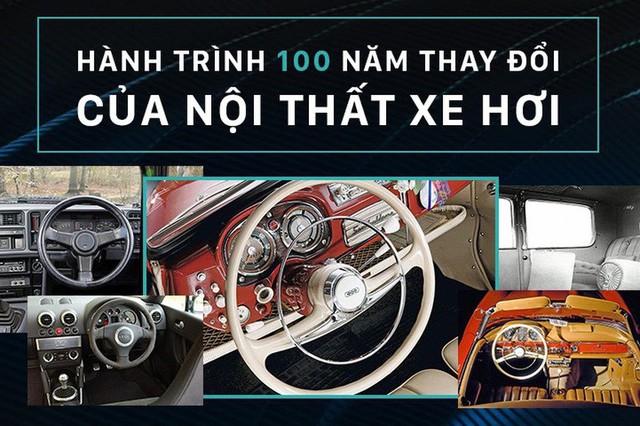 Nội thất xe hơi đã thay đổi như thế nào trong 100 năm qua - Ảnh 1.