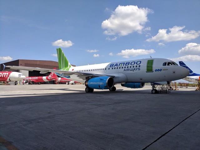 Hé lộ những hình ảnh đầu tiên của máy bay Bamboo Airways - Ảnh 5.