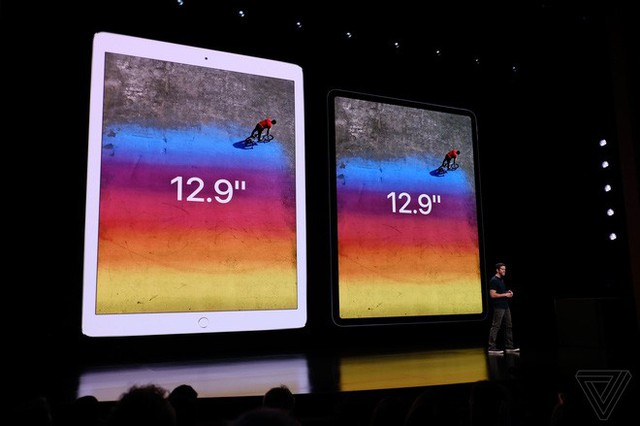 Apple giới thiệu iPad Pro mới, khung vát phẳng như iPhone 5, có Face ID, 4 viền màn hình mỏng đều, bút Apple Pencil mới sạc không dây, giá từ 799 USD - Ảnh 4. Apple giới thiệu iPad Pro mới, khung vát phẳng như iPhone 5, có Face ID, 4 viền màn hình mỏng đều, bút Apple Pencil mới sạc không dây, giá từ 799 USD - Ảnh 4.