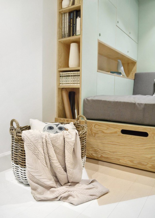Với cách thiết kế thông minh, cô gái đã biến căn phòng 12m² đi thuê trở thành không gian sống vô cùng sang chảnh - Ảnh 6. Với cách thiết kế thông minh, cô gái đã biến căn phòng 12m² đi thuê trở thành không gian sống vô cùng sang chảnh - Ảnh 6.