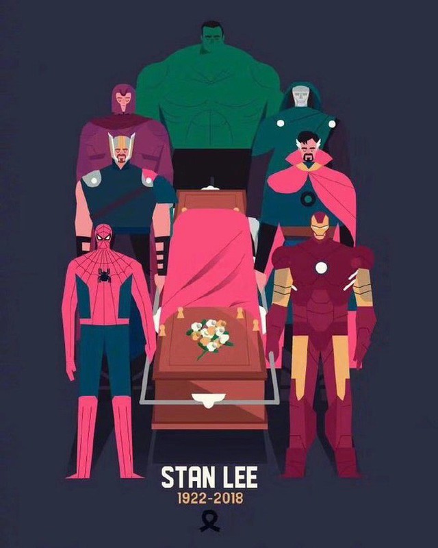 Đây là cách fan hâm mộ khắp nơi tưởng nhớ Stan Lee, tượng đài của nền truyện tranh hiện đại - Ảnh 11. Đây là cách fan hâm mộ khắp nơi tưởng nhớ Stan Lee, tượng đài của nền truyện tranh hiện đại - Ảnh 11.