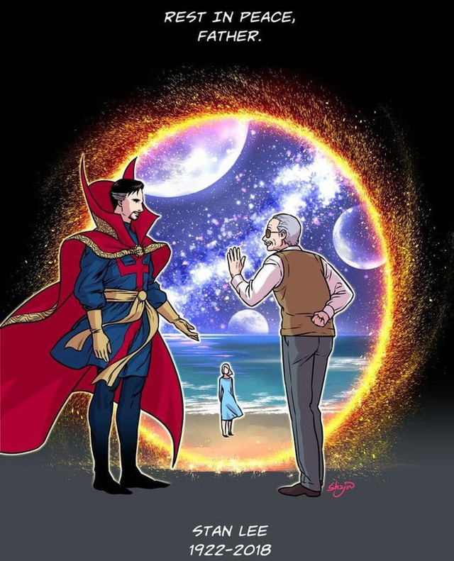 Đây là cách fan hâm mộ khắp nơi tưởng nhớ Stan Lee, tượng đài của nền truyện tranh hiện đại - Ảnh 8. Đây là cách fan hâm mộ khắp nơi tưởng nhớ Stan Lee, tượng đài của nền truyện tranh hiện đại - Ảnh 8.