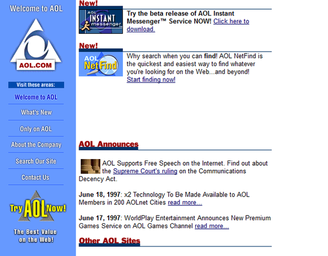 Quay ngược thời gian, xem 12 website nổi tiếng ngày xưa trông ra sao - Ảnh 5.