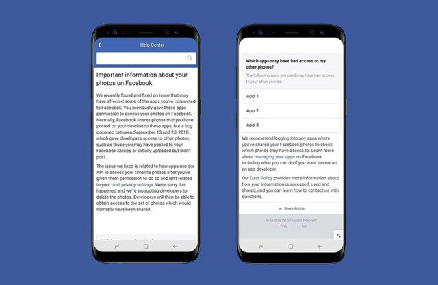 Facebook tiếp tục dính lỗi nghiêm trọng khiến ảnh riêng tư của hàng triệu người bị chia sẻ cho 1.500 ứng dụng - Ảnh 1.