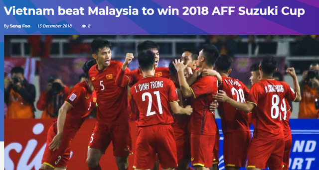 Báo Malaysia và quốc tế nói gì khi tuyển Việt Nam vô địch AFF Cup 2018? - Ảnh 2.