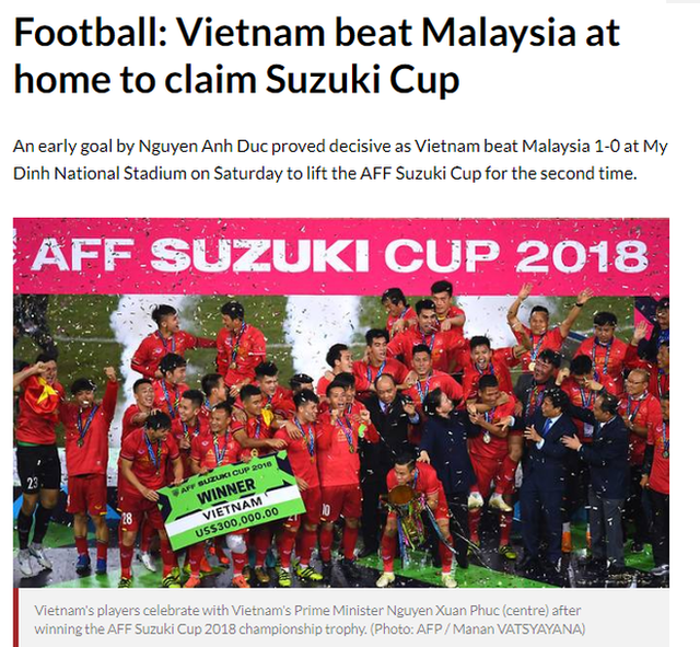 Báo Malaysia và quốc tế nói gì khi tuyển Việt Nam vô địch AFF Cup 2018? - Ảnh 12.