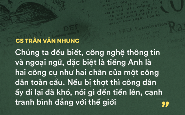 GS Nguyễn Tiến Dũng: Tôi đoán nhiều GS, TS ở Việt Nam rất sợ sát hạch tiếng Anh - Ảnh 1.