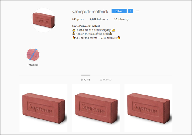 Những tài khoản Instagram dị đến phát hờn: Cả đời chỉ đăng lặp lại liên tục một ảnh y hệt nhau! - Ảnh 3. Những tài khoản Instagram dị đến phát hờn: Cả đời chỉ đăng lặp lại liên tục một ảnh y hệt nhau! - Ảnh 3.