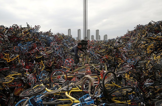 Những nghĩa trang xe đạp khổng lồ ở Trung Quốc - Ảnh 4.