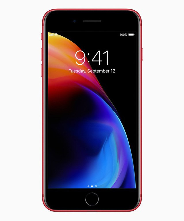 Apple chính thức ra mắt iPhone 8 và 8 Plus đỏ (PRODUCT)RED: Mặt trước màu đen, bán ra 13/4, giá từ 699 USD - Ảnh 2.
