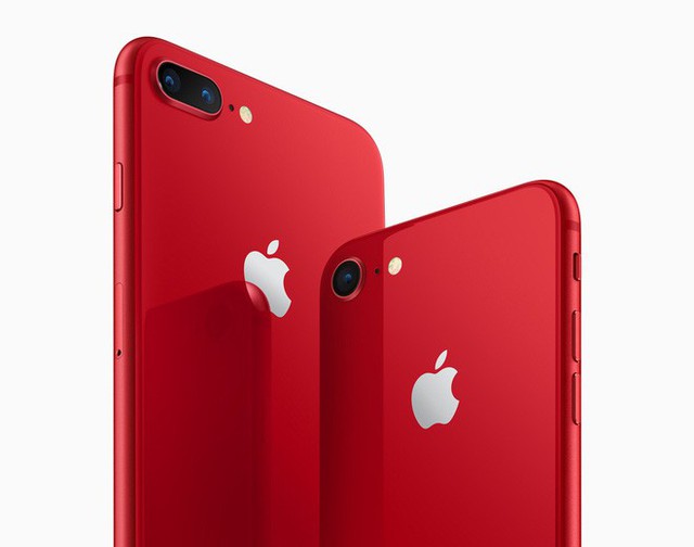 Apple chính thức ra mắt iPhone 8 và 8 Plus đỏ (PRODUCT)RED: Mặt trước màu đen, bán ra 13/4, giá từ 699 USD - Ảnh 3.