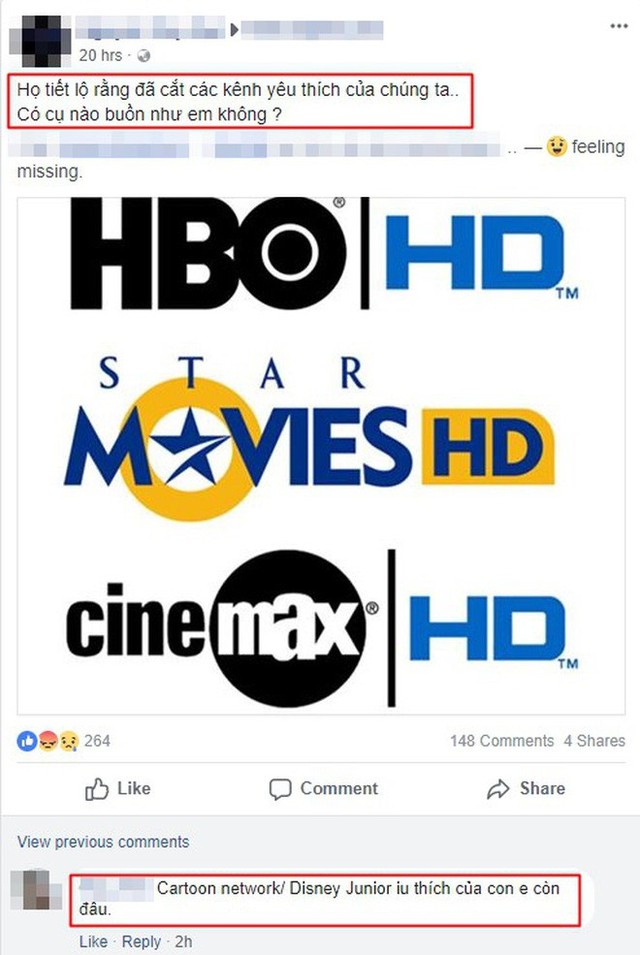 Người xem VTVcab bức xúc trước sự biến mất của HBO, Disney, Cartoon Network: Không ai nhận được bất kì thông báo nào cả! - Ảnh 1.