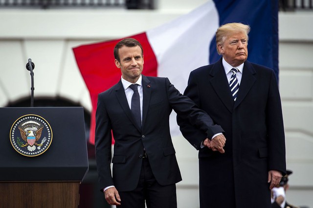 [Chùm ảnh] Quan hệ ấm áp của Tổng thống Pháp - Mỹ - Ảnh 9.