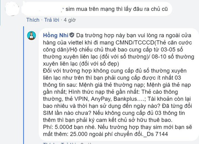 Viettel yêu cầu khách hàng bổ sung thông tin cá nhân, chụp chân dung chủ SIM trước ngày 24/4, nếu không sẽ bị chặn 1 chiều - Ảnh 5. Viettel yêu cầu khách hàng bổ sung thông tin cá nhân, chụp chân dung chủ SIM trước ngày 24/4, nếu không sẽ bị chặn 1 chiều - Ảnh 5.