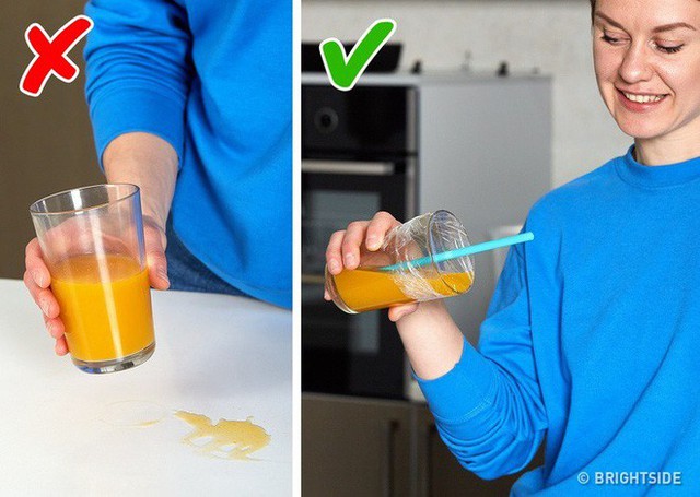 10 mẹo vặt vô cùng hữu ích của màng bọc thực phẩm, từ làm sạch nhà bếp đến bẫy côn trùng - Ảnh 1. 10 mẹo vặt vô cùng hữu ích của màng bọc thực phẩm, từ làm sạch nhà bếp đến bẫy côn trùng - Ảnh 1.