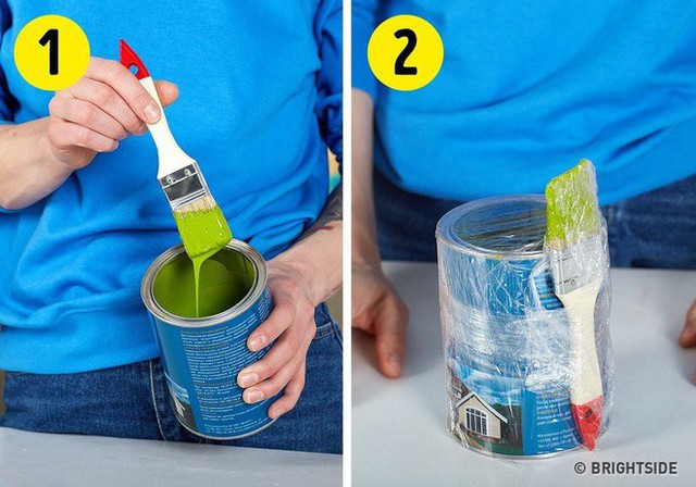 10 mẹo vặt vô cùng hữu ích của màng bọc thực phẩm, từ làm sạch nhà bếp đến bẫy côn trùng - Ảnh 5. 10 mẹo vặt vô cùng hữu ích của màng bọc thực phẩm, từ làm sạch nhà bếp đến bẫy côn trùng - Ảnh 5.