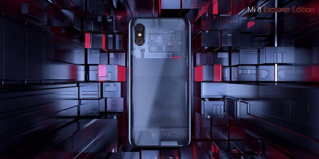 Xiaomi trình làng Mi 8 bản đặc biệt, mặt lưng trong suốt, Face ID, cảm biến vân tay dưới màn hình, giá 13 triệu - Ảnh 1.