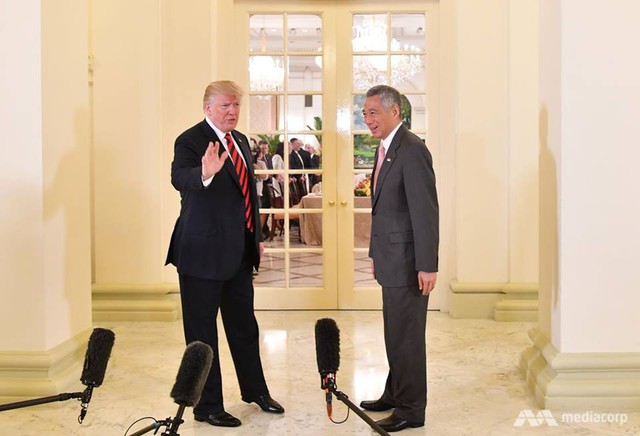 Ông Trump bất ngờ được Thủ tướng Lý Hiển Long tổ chức sinh nhật sớm tại Singapore - Ảnh 8.