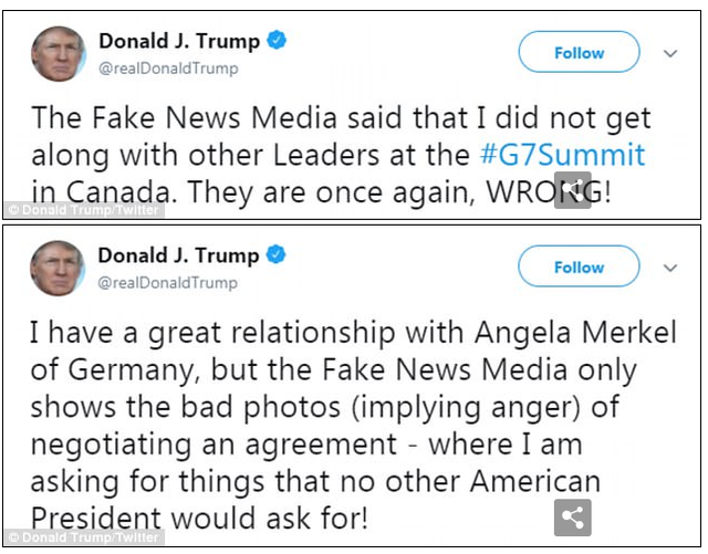  Tổng thống Trump tiết lộ sự thật đằng sau bức ảnh cô lập ông tại G7 - Ảnh 1.