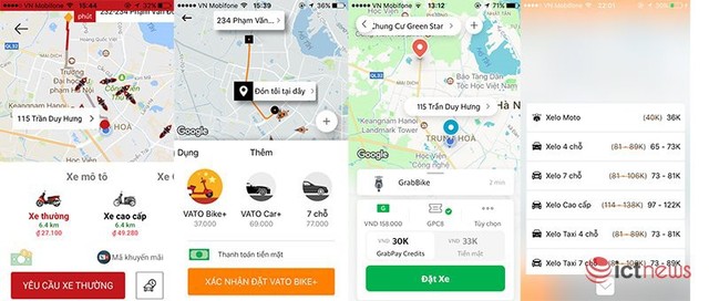 So sánh Fastgo, Xelo, Vato, ABER và ông lớn Grab: Cửa nào để ứng dụng Việt cạnh tranh? - Ảnh 1.