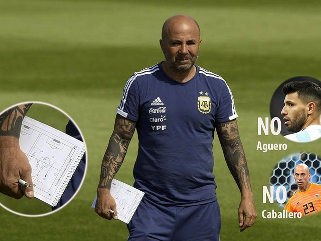 Argentina thay nửa đội hình, ‘cắt’ Aguero và thủ môn Caballero - Ảnh 1.