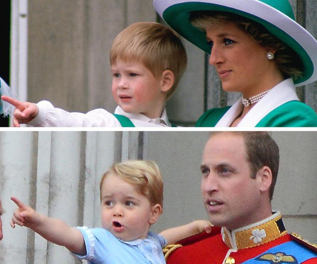 Những khoảnh khắc giống nhau như 2 giọt nước giữa Hoàng tử George và bố William - Ảnh 5.