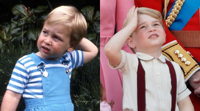 Những khoảnh khắc giống nhau như 2 giọt nước giữa Hoàng tử George và bố William - Ảnh 9.