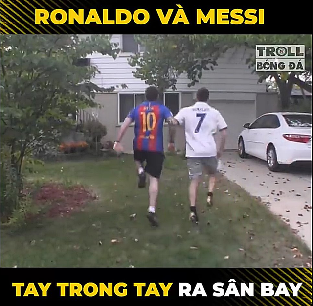Dân mạng chế ảnh Messi và Ronaldo dắt tay nhau rời World Cup 2018 - Ảnh 8.