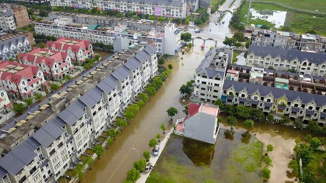 ‘Làng biệt thự triệu đô Hà Nội ngập lụt vì bị bỏ rơi? - Ảnh 2.