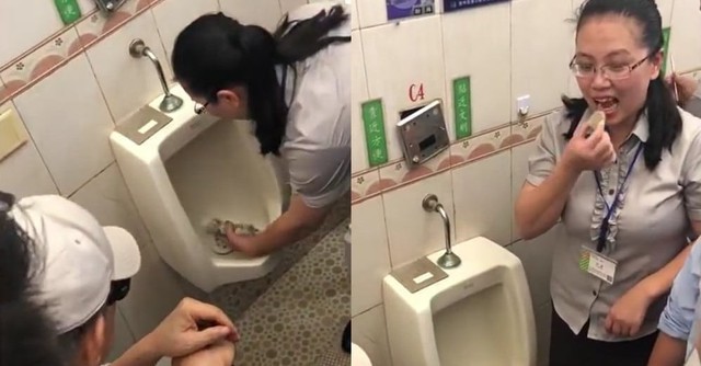 Trung Quốc: Công nhân phải ăn cơm nắm từ bồn tiểu để chứng minh công ty có nhà vệ sinh sạch sẽ nhất - Ảnh 1.