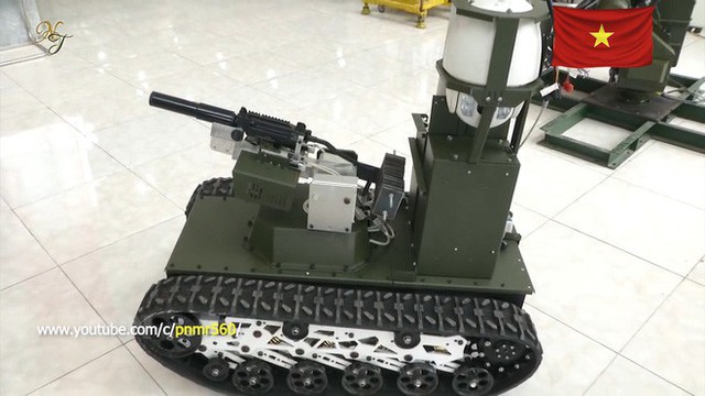 Cận cảnh robot chiến đấu tự hành Made in Việt Nam: không sợ thời tiết khắc nghiệt, tự động sử dụng vũ khí tiêu diệt mục tiêu - Ảnh 3.