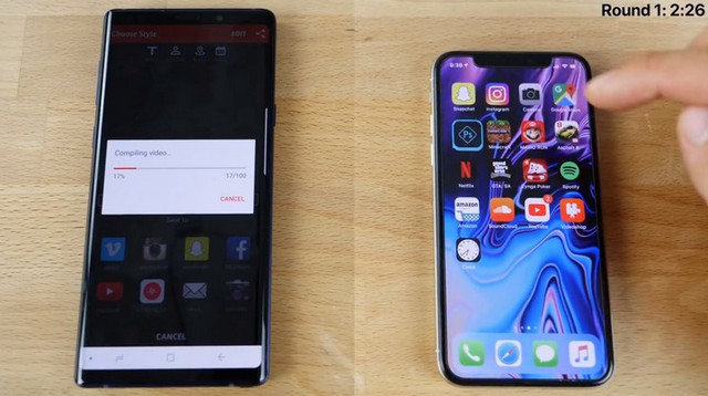  Đọ hiệu năng iPhone X và Galaxy Note 9: iPhone mở nhanh hơn, đa nhiệm kém hơn - Ảnh 2.