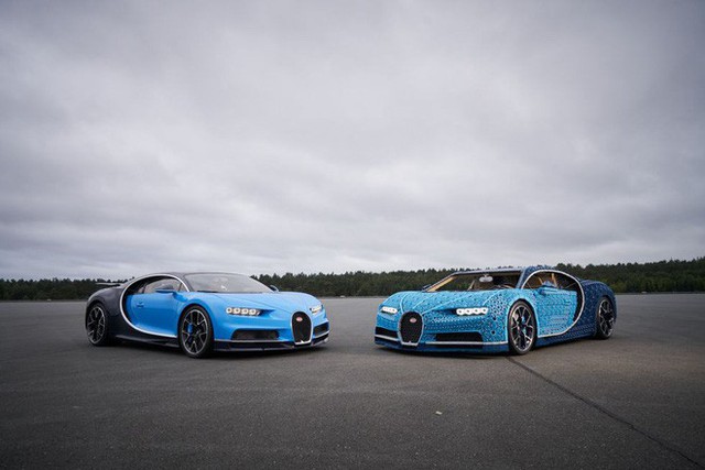 Lego dùng hơn 1 triệu mảnh ghép làm siêu xe Bugatti Chiron, lái được nhưng tốc độ chỉ bằng 1/21 xe thật - Ảnh 4.