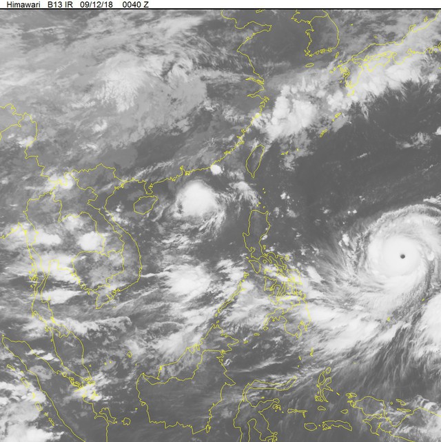 Bão số 5 tiến thẳng vùng biển Quảng Ninh - Nam Định, siêu bão Mangkhut nối gót vào biển Đông - Ảnh 1.