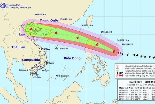 Lên kịch bản chi tiết ứng phó với siêu bão Mangkhut  - Ảnh 1.