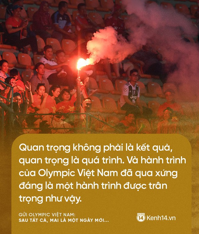 Từ CĐV gửi Olympic Việt Nam: Không sao cả, vì đã yêu thương nên chúng tôi nhất định tiếp tục yêu thương! - Ảnh 4.