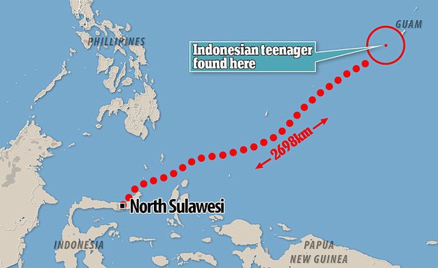 Câu chuyện phi thường: Chàng trai Indonesia uống nước biển, bắt cá bằng tay không sống sót sau 49 ngày lênh đênh giữa biển khơi - Ảnh 1.