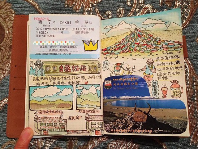 Thú vui với bút màu và những trang giấy: Khi giới trẻ Trung Quốc biến việc viết sổ tay trở thành một trào lưu - Ảnh 11.