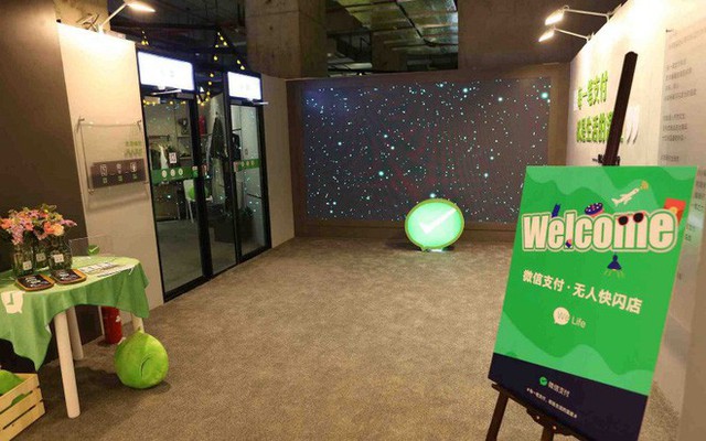 Nối gót Amazon Go, Wechat mở cửa hàng tiện lợi tự phục vụ đầu tiên ở Thượng Hải - Ảnh 1.