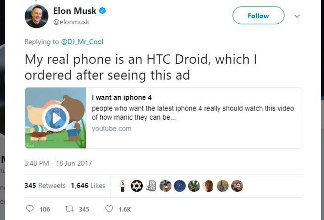 Elon Musk dùng smartphone của hãng nào? Câu trả lời có thể khiến bạn bất ngờ - Ảnh 2.