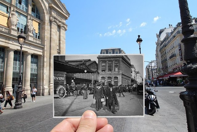 Những bức ảnh “xuyên thời gian” tái hiện Paris xưa và nay đầy sáng tạo - Ảnh 12.
