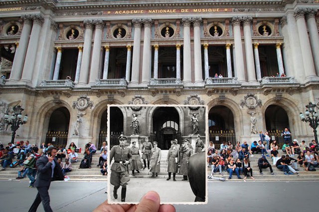 Những bức ảnh “xuyên thời gian” tái hiện Paris xưa và nay đầy sáng tạo - Ảnh 17.