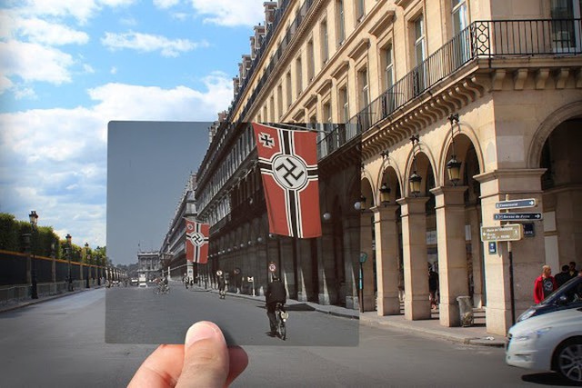 Những bức ảnh “xuyên thời gian” tái hiện Paris xưa và nay đầy sáng tạo - Ảnh 18.