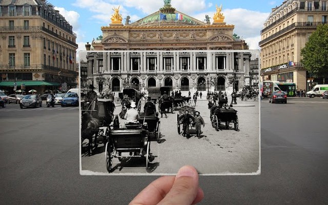 Những bức ảnh “xuyên thời gian” tái hiện Paris xưa và nay đầy sáng tạo - Ảnh 8.