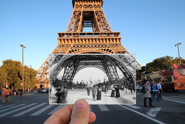 Những bức ảnh “xuyên thời gian” tái hiện Paris xưa và nay đầy sáng tạo - Ảnh 9.
