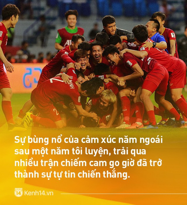 Tuyển Việt Nam chơi xuất sắc Thử thách 1 năm: Từ bất ngờ khi lọt bán kết U23 châu Á đến hiên ngang vào tứ kết ASIAN Cup 2019 - Ảnh 5.